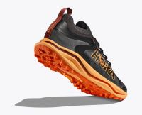 HOKA ZINAL 2 BLACK ET SHERBET  Chaussures de trail pas cher