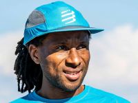 COMPRESSPORT 5 PANEL LIGHT CAP MOSAIC BLUE ET MAGNET Casquette running pas cher