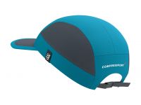 COMPRESSPORT 5 PANEL LIGHT CAP MOSAIC BLUE ET MAGNET Casquette running pas cher