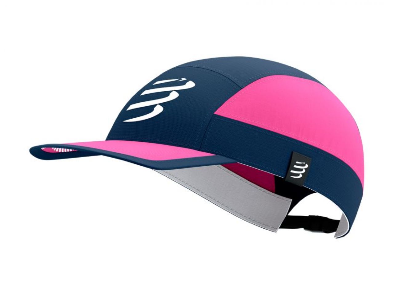 COMPRESSPORT 5 PANEL LIGHT CAP MOOD INDIGO ET MAGENTA Casquette running