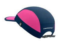 COMPRESSPORT 5 PANEL LIGHT CAP MOOD INDIGO ET MAGENTA Casquette running pas cher