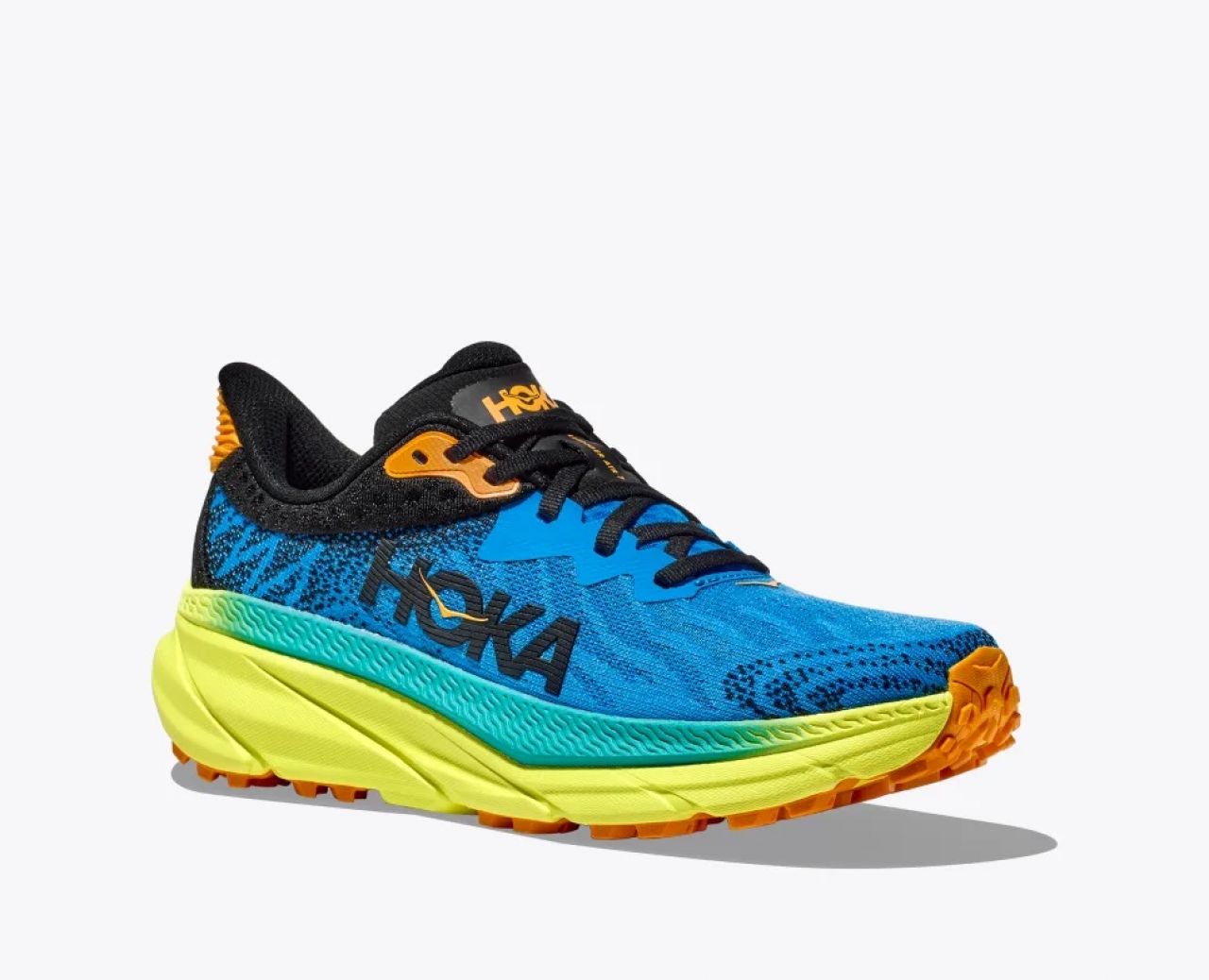 HOKA CHALLENGER ATR  7 DIVA BLUE ET EVENING PRIMEROSE Chaussures de Trail