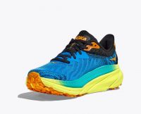 HOKA CHALLENGER ATR  7 DIVA BLUE ET EVENING PRIMEROSE Chaussures de Trail pas cher