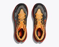 HOKA TECTON X 2 BLACK ET FLAME Chaussures de trail pas cher