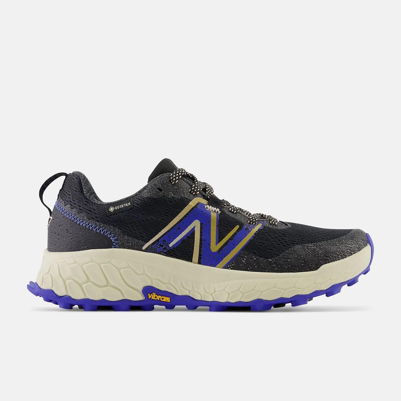 NEW BALANCE FRESH FOAM HIERRO V7 GTX NOIRE ET BLEUE  chaussure de  trail