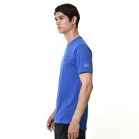 NEW BALANCE GRAPHIC IMPACT RUN SS TEE BLEU  Tee shirt de running pas cher
