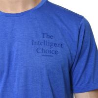 NEW BALANCE GRAPHIC IMPACT RUN SS TEE BLEU  Tee shirt de running pas cher