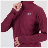 NEW BALANCE ACCELERATE HALF ZIP BURGUNDY Top running femme pas cher