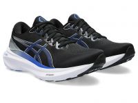 ASICS GEL KAYANO 30 BLACK ET ILLUSION BLUE Chaussure running asics pas cher