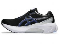 ASICS GEL KAYANO 30 BLACK ET ILLUSION BLUE Chaussure running asics pas cher