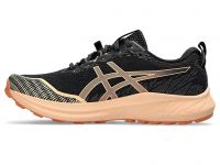 ASICS FUJILITE 4 BLACK ET TERRACOTTA Chaussures de trail pas cher