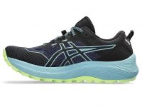 ASICS GEL TRABUCO 11 BLACK ET GRI BLUE Chaussures de trail pas cher