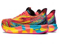 ASICS NOOSA TRI 15 AQUARIUM ET VIBRANT YELLOW Chaussures running pas cher