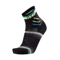 SIDAS CHAUSSETTES TRAIL ULTRA BLACK ET JAUNE Chaussettes de running