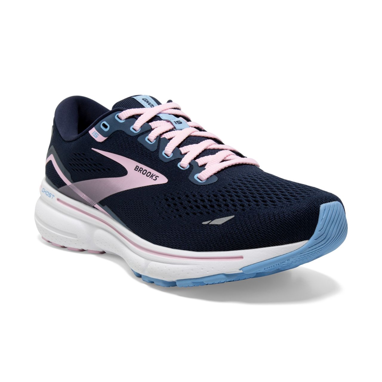 BROOKS GHOST 15 PEACOT ET PINK Chaussures de running
