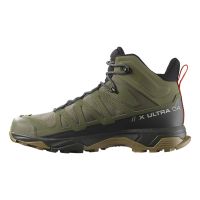 SALOMON X ULTRA 4 GTX MID PEAT ET KELP Chaussures de Randonnée étanche pas cher