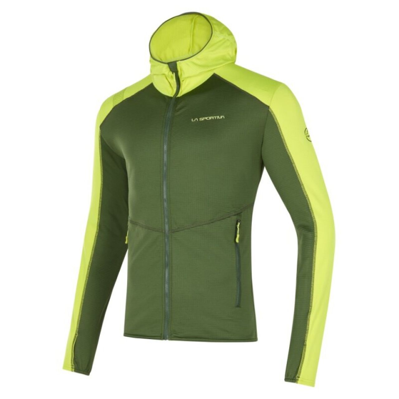 LA SPORTIVA UPENDO HOODY M FOREST ET LIME PUNCH Veste chaude