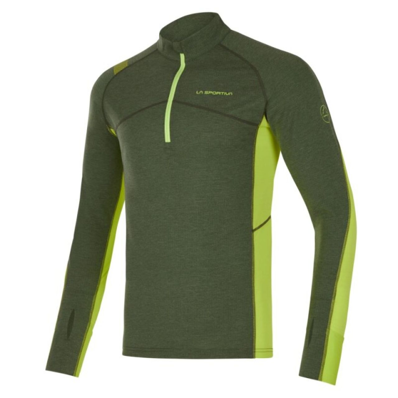 LA SPORTIVA SWIFT LONG SLEEVE M FOREST ET LIME PUNCH Seconde couche