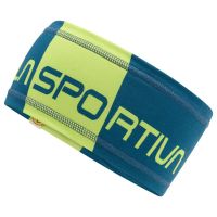 LA SPORTIVA DIAGONAL HEADBAND STORM BLUE ET LIME PUNCH Bandeau sport