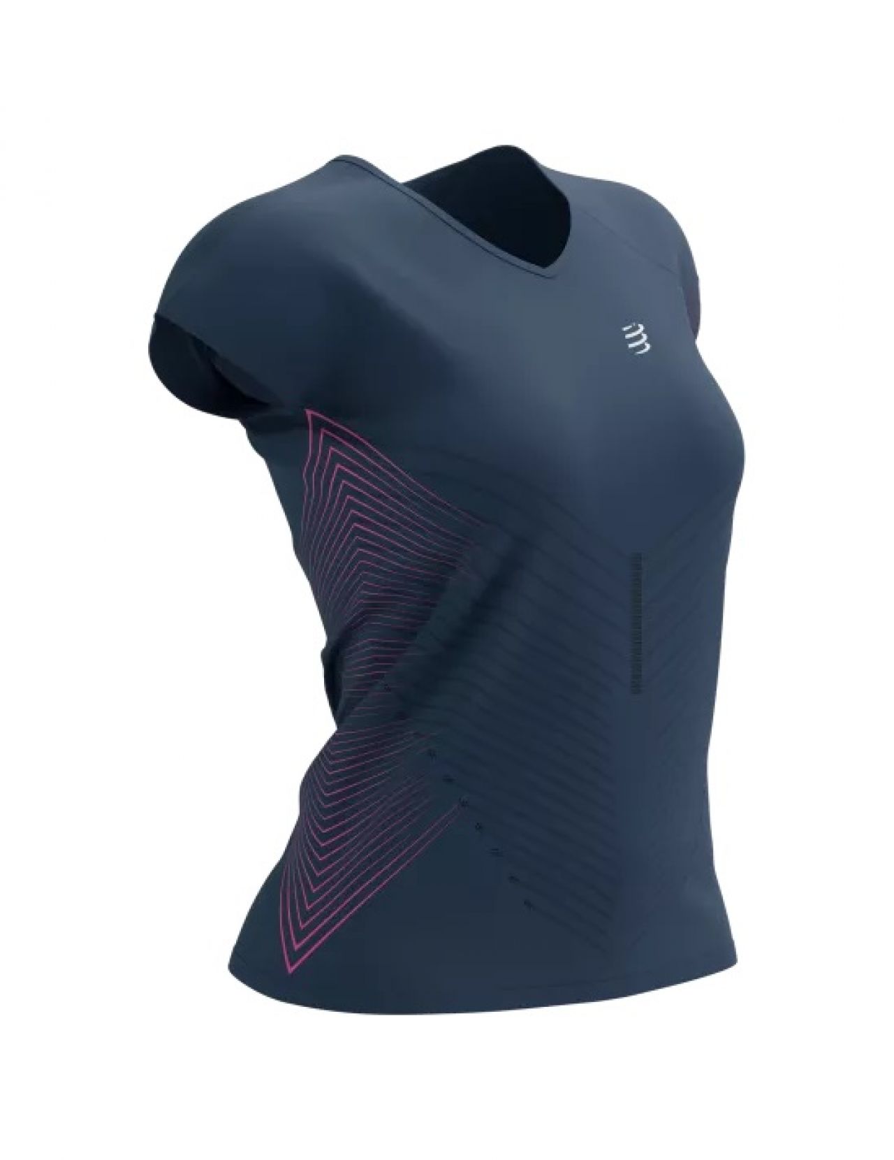 COMPRESSPORT PERFORMANCE SS SHIRT W MOOD INDIGO Tee shirt de running