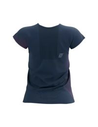 COMPRESSPORT PERFORMANCE SS SHIRT W MOOD INDIGO Tee shirt de running pas cher