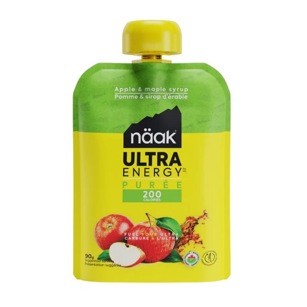 NAAK COMPOTE POMME ET SIROP D ERABLE Compote énergetique