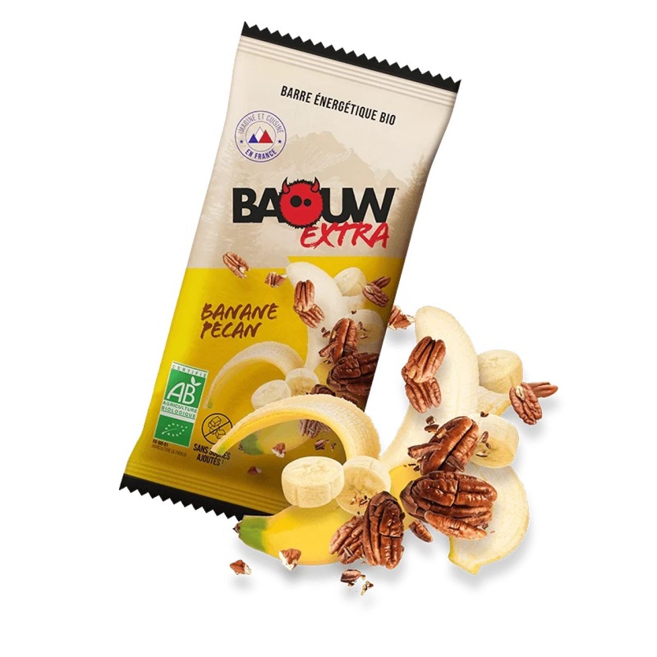 BAOUW BARRE EXTRA BANANE ET PECAN Barre energetique