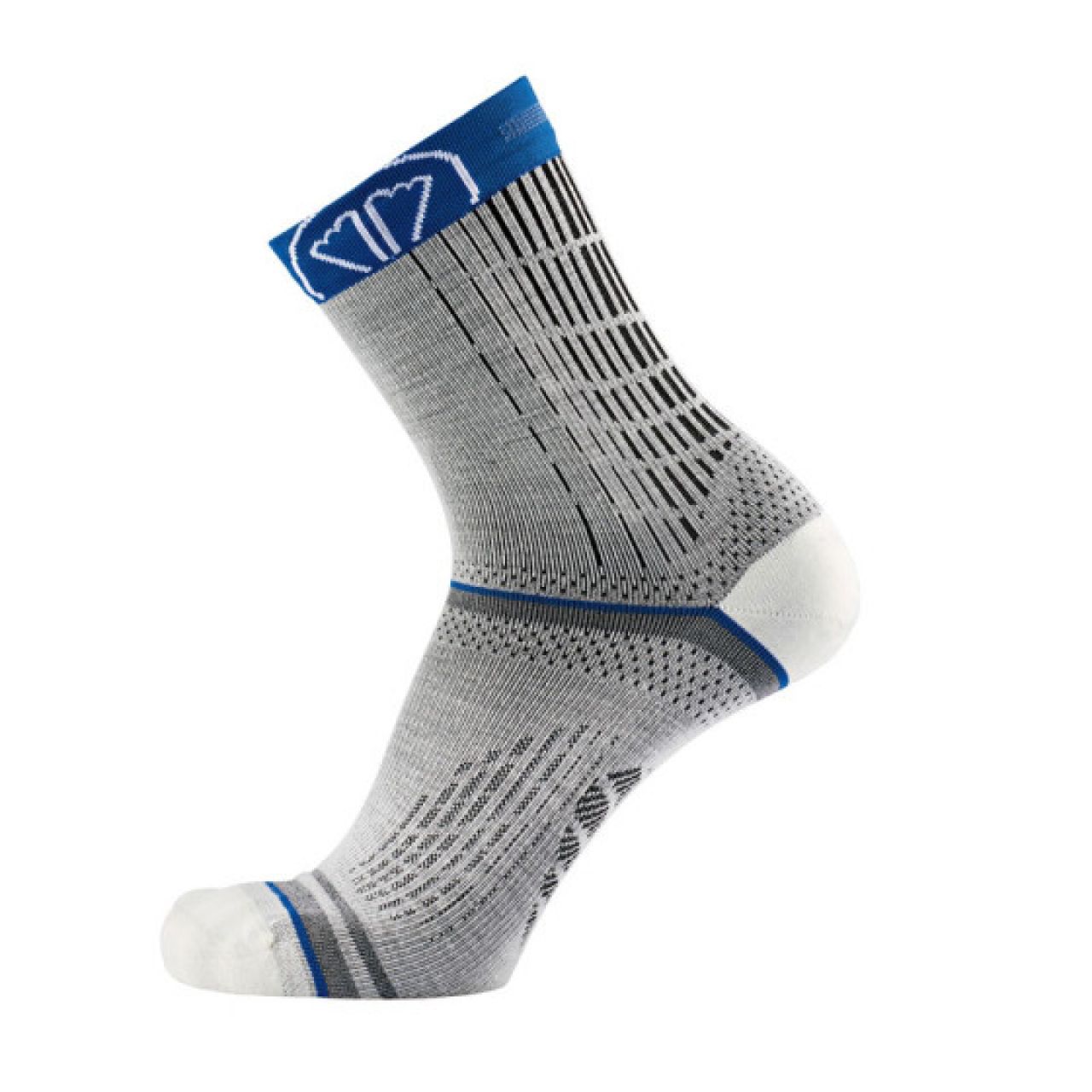 SIDAS WINTER RUN GREY ET BLUE Chaussettes de running hiver