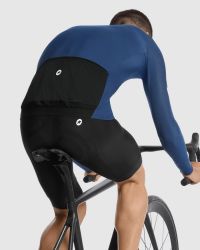 ASSOS MILLE GT SPRING FALL LS JERSEY STONE BLUE Maillot vélo manches longues pas cher