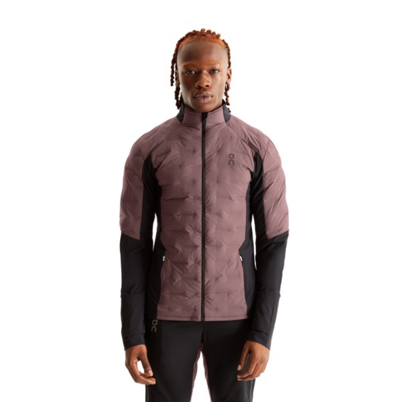 ON RUNNING CLIMATE JACKET GRAPE ET BLACK  Veste chaude