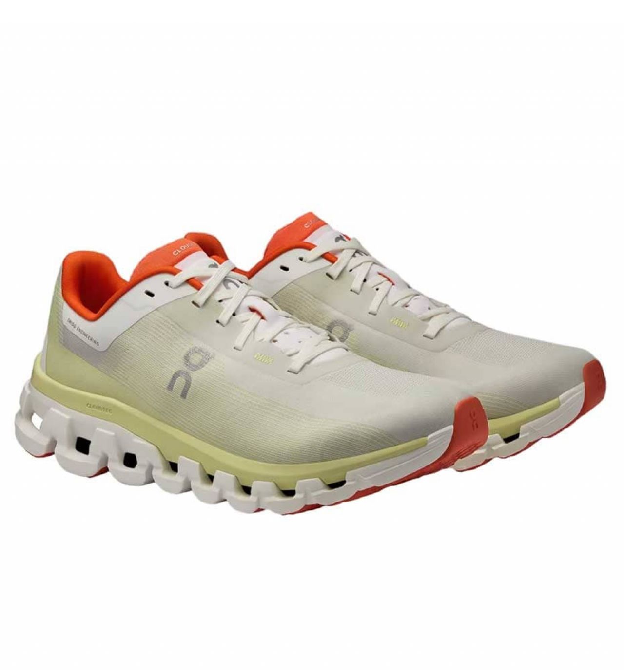 ON RUNNING CLOUDFLOW 4 WHITE ET HAY Chaussures de running