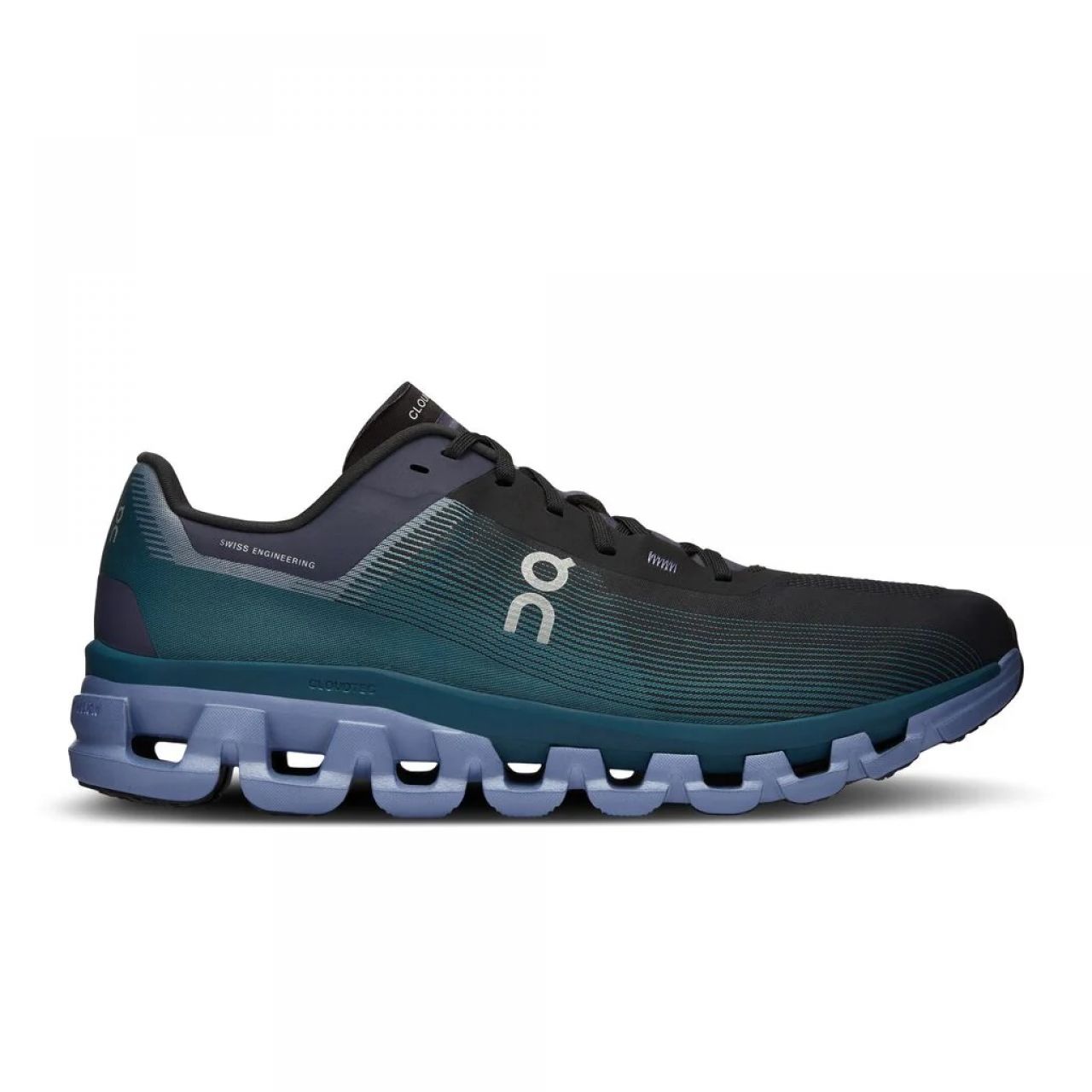 ON RUNNING CLOUDFLOW 4 BLACK ET STORM  Chaussures de running