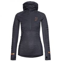 JOHAUG ADVANCETECH WOOL HOOD DARK BLUE Maillot laine de merinos pas cher