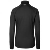 JOHAUG ELEMENTAL HALF ZIP BLACK Maillot running pas cher