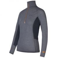 JOHAUG AERIAL WOOL MIX HALF ZIP TOP 2.0 DARK BLUE pas cher