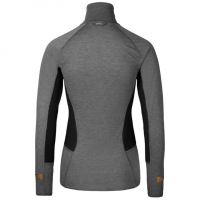 JOHAUG AERIAL WOOL MIX HALF ZIP TOP 2.0 TBLACK pas cher