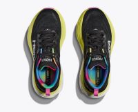 HOKA BONDI 8 MIDNIGHT BLACK ET CITRUS GLOW Chaussures de running pas cher