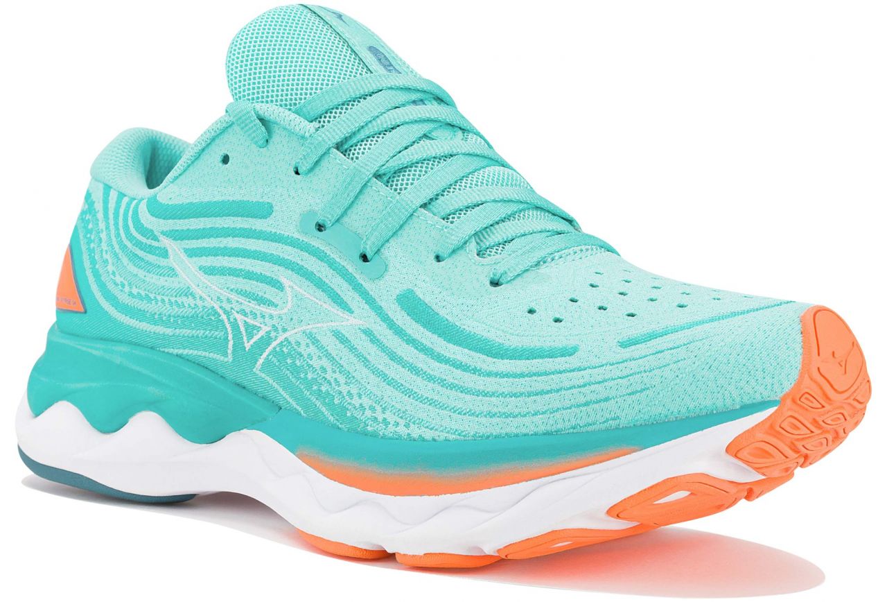 MIZUNO WAVE SKYRISE 4 BLEUE Chaussures de running