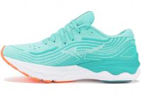 MIZUNO WAVE SKYRISE 4 BLEUE Chaussures de running pas cher