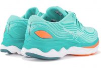 MIZUNO WAVE SKYRISE 4 BLEUE Chaussures de running pas cher
