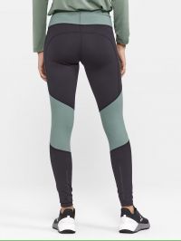 CRAFT ADV ESSENCE WARM TIGHT W SLATE ET THYME Collant Running chaud pas cher
