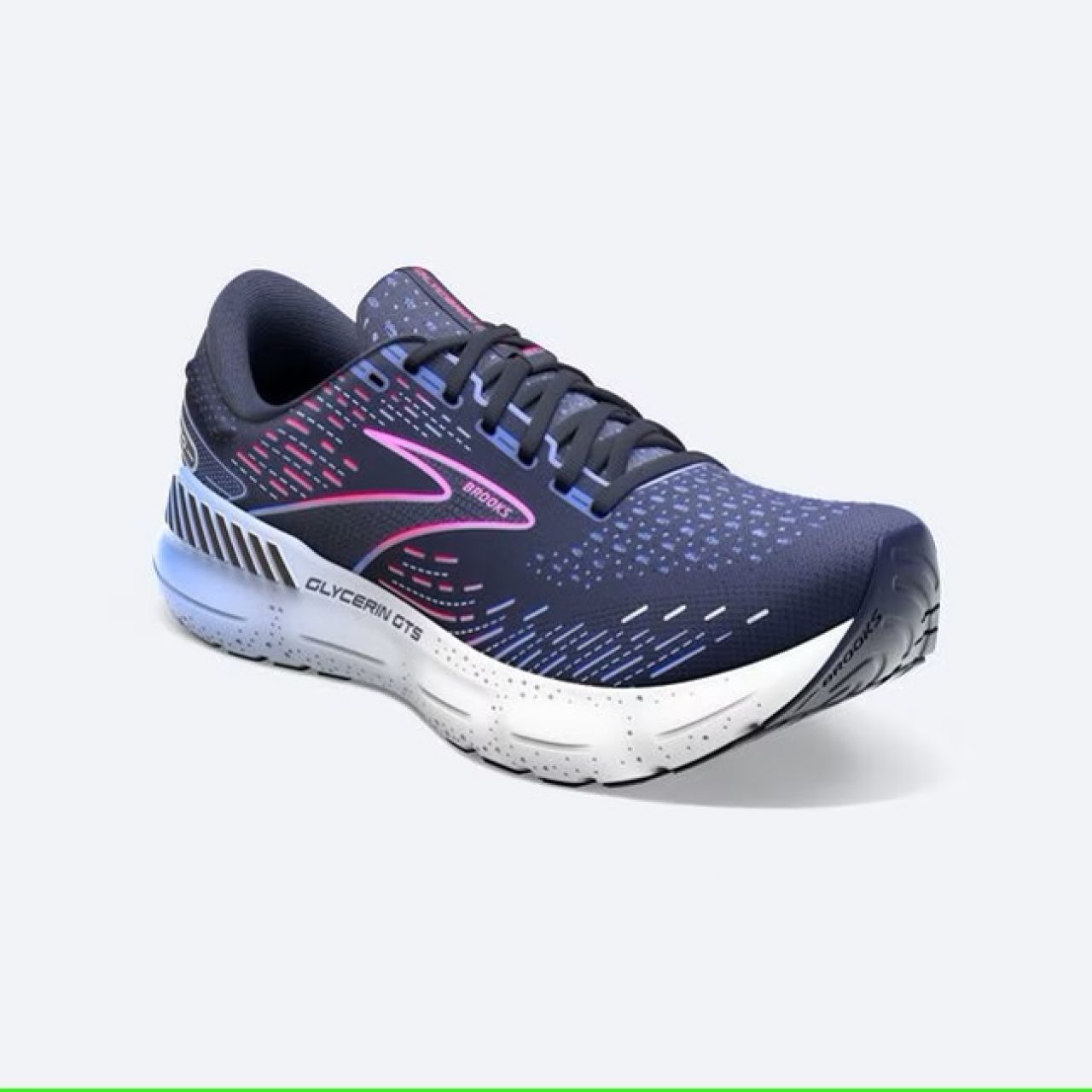 BROOKS GLYCERIN GTS 20 PEACOT ET BLUE  Chaussures de running