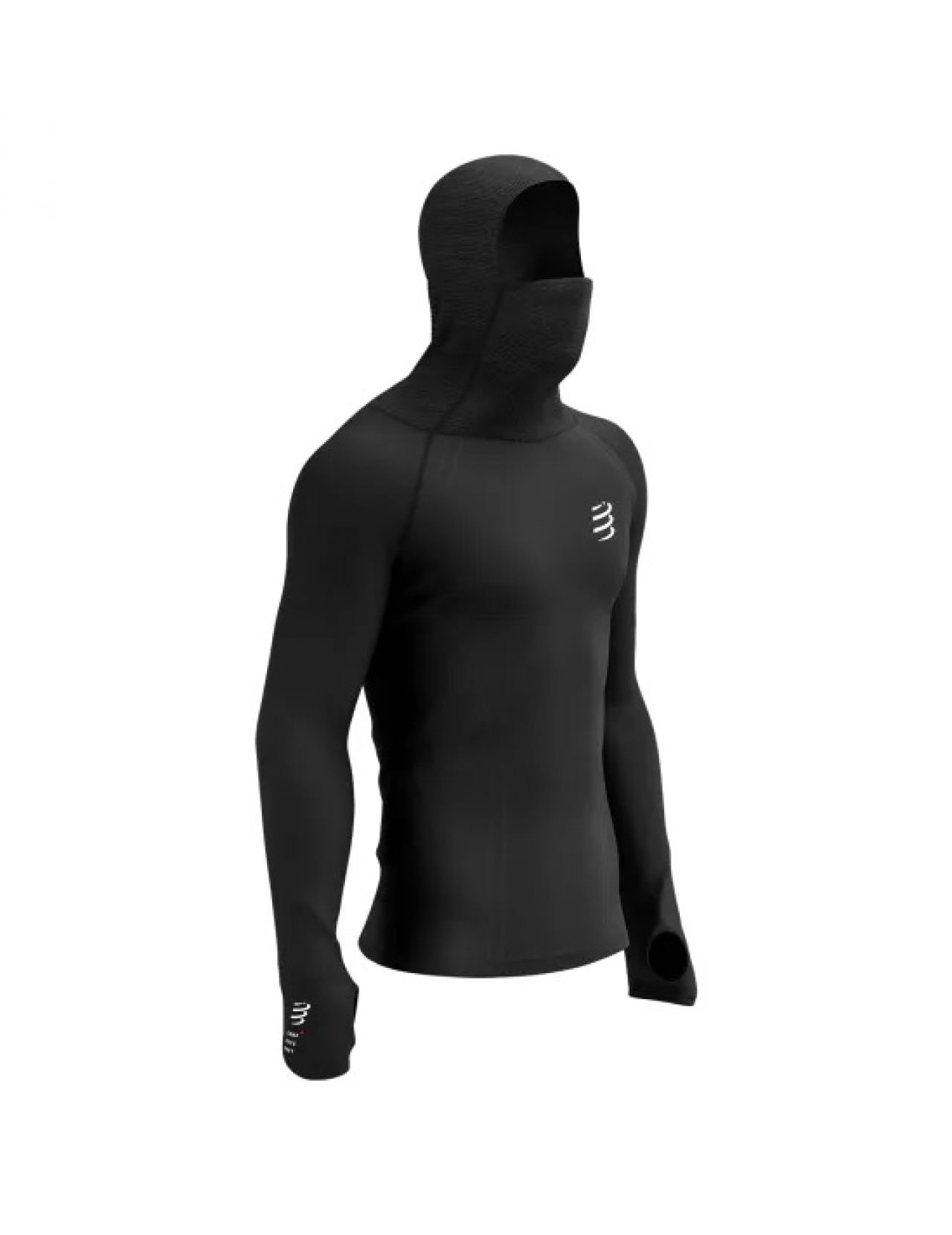 COMPRESSPORT 3D THERMO ULTRALIGHT RACING HOODIE Maillot manches longues