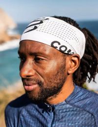 COMPRESSPORT HEADBAND ON/OFF BLANC Bandeau été pas cher