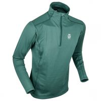 DAEHLIE HALF ZIP GRID GREEN FOREST Seconde couche