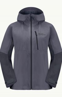 JACK WOLFSKINS EAGLE PEAK 2L JKT W DOLPHIN Veste etanche
