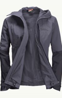 JACK WOLFSKINS EAGLE PEAK 2L JKT W DOLPHIN Veste etanche pas cher