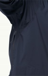 JACK WOLFSKINS ELSBERG 2.5L JKT BLACK Veste etanche pas cher