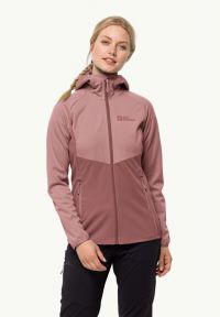 JACK WOLFSKIN GO HIKE SOFTSHELL W APPLE BUTTER Veste chaude pas cher