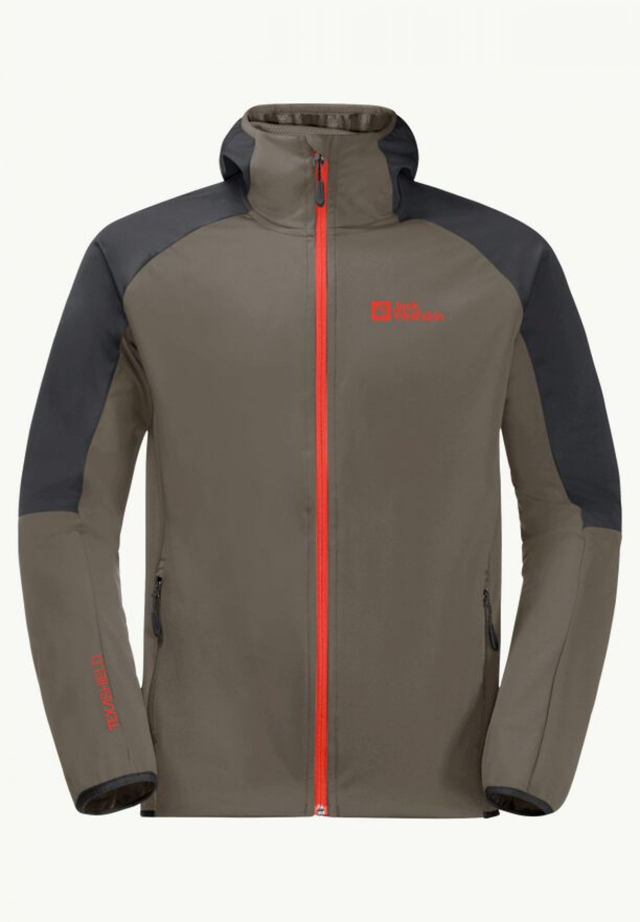 JACK WOLFSKINS FELDBERG HOODY COLD COFFE Veste chaude